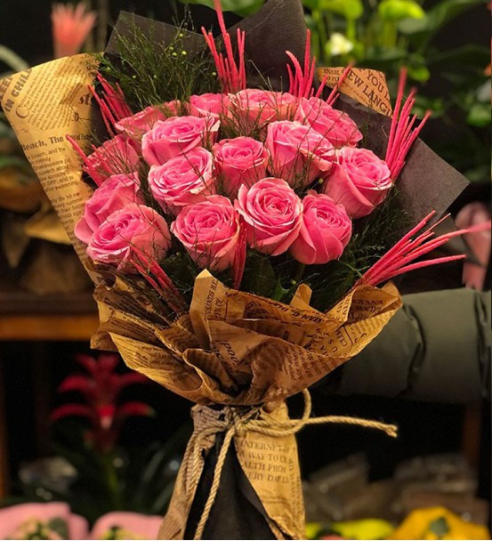 Pembe Gül Buketi